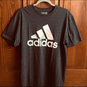 MENS GREY ADIDAS T-SHIRT